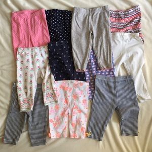 Baby girl pant bundle 💗💛💜